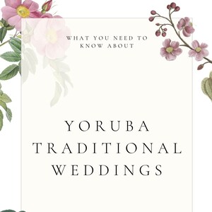 What you need to Know About Yoruba Traditional Weddings