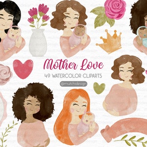 Mothers Day Cliparts, Pregnant Moms, Baby, Love