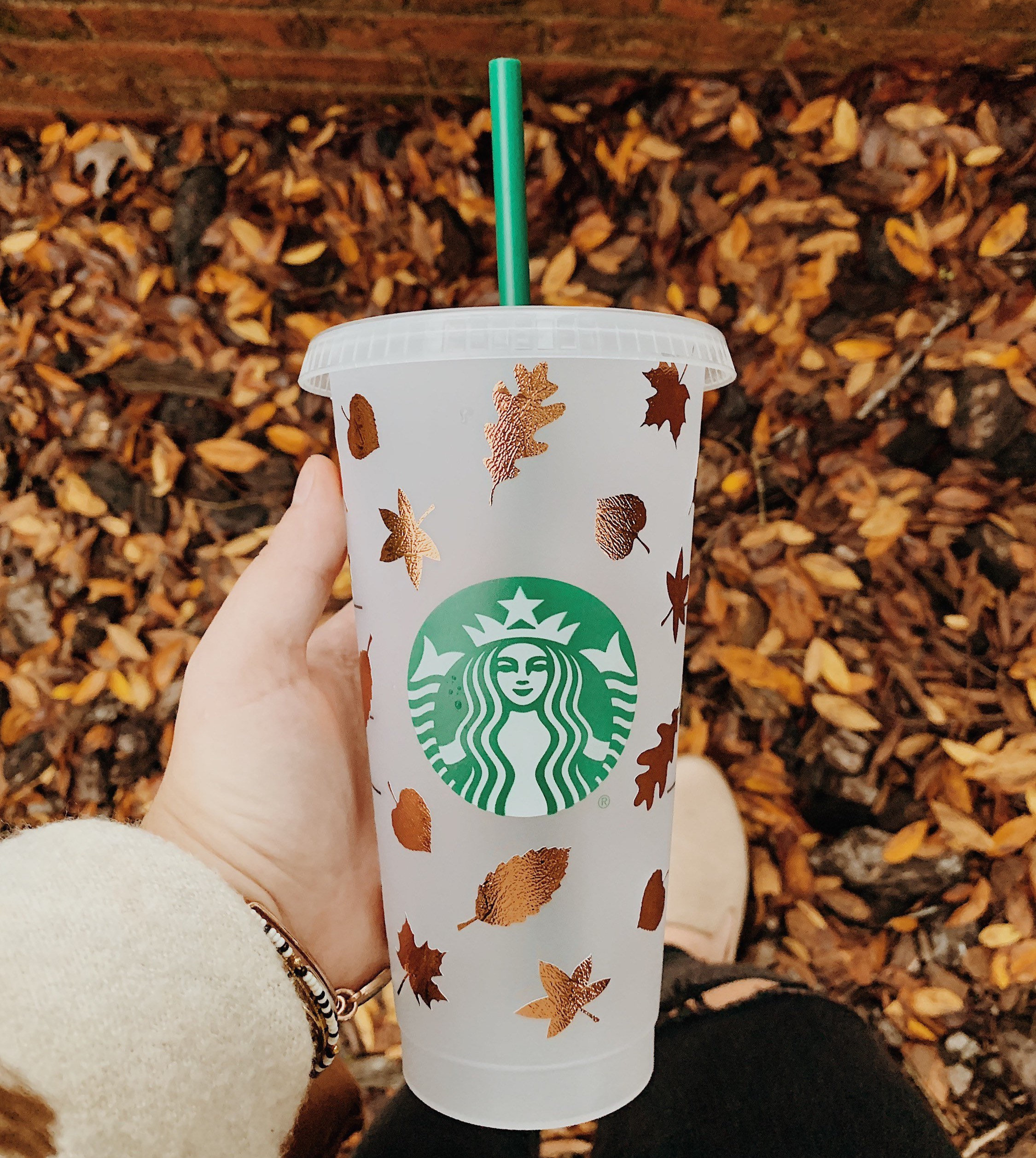 Fall Starbucks Cup Starbucks Reusable Cold Cup Custom Fall Etsy