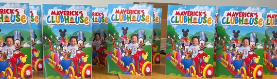 Custom Coloring Book Mickey Mouse Clubhouse - Etsy