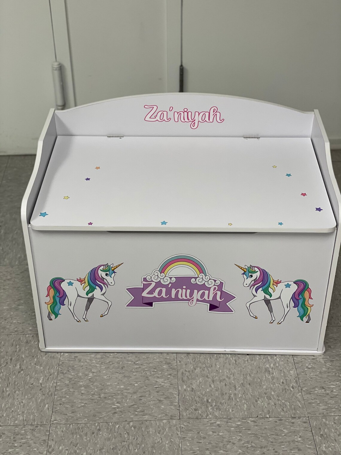 Personalized Toy Chest Etsy