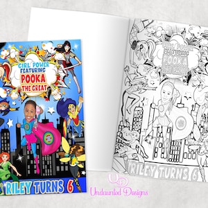 custom coloring Book 8.5x 11 (Large)