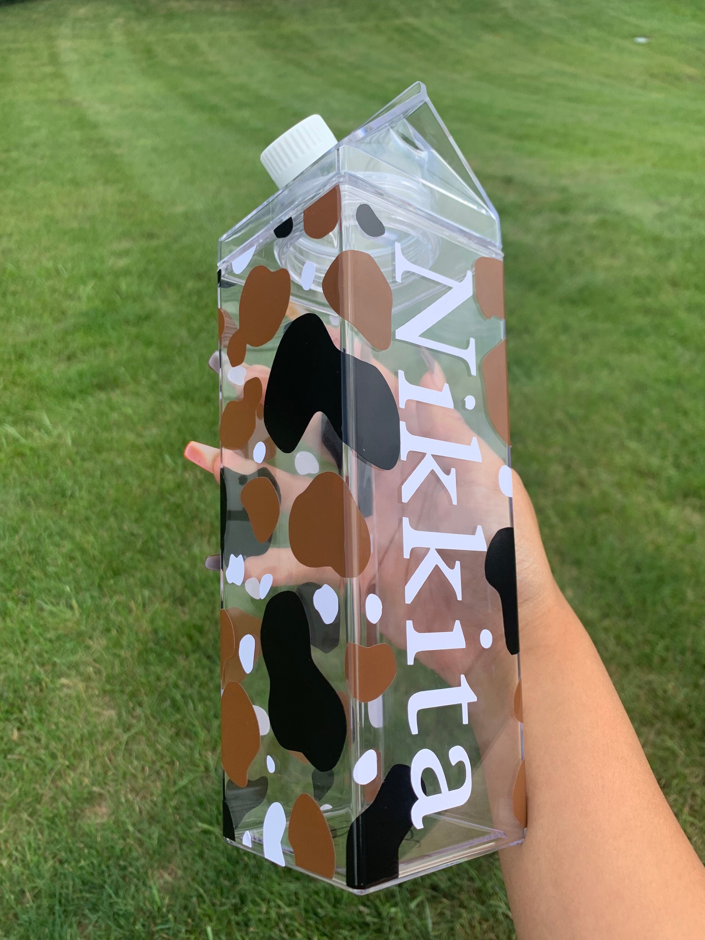 Custom Milk Carton Water Bottles Etsy UK