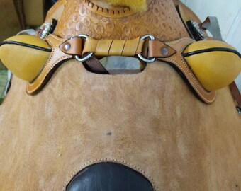 Selle Western Roping Corping Ranch – Cuir Premium – Taille 14 à 18 Pouces – NEUVE