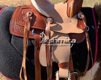 Étriers Western En Cuir Noir 2.5 X 66 Pouces - Faits Main Aux Usa 530002