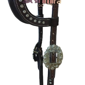 Western Horse Headstall , Classic Oiled Russet Leather Headstall, Ideal for Headstalls for Horses Free Shipping