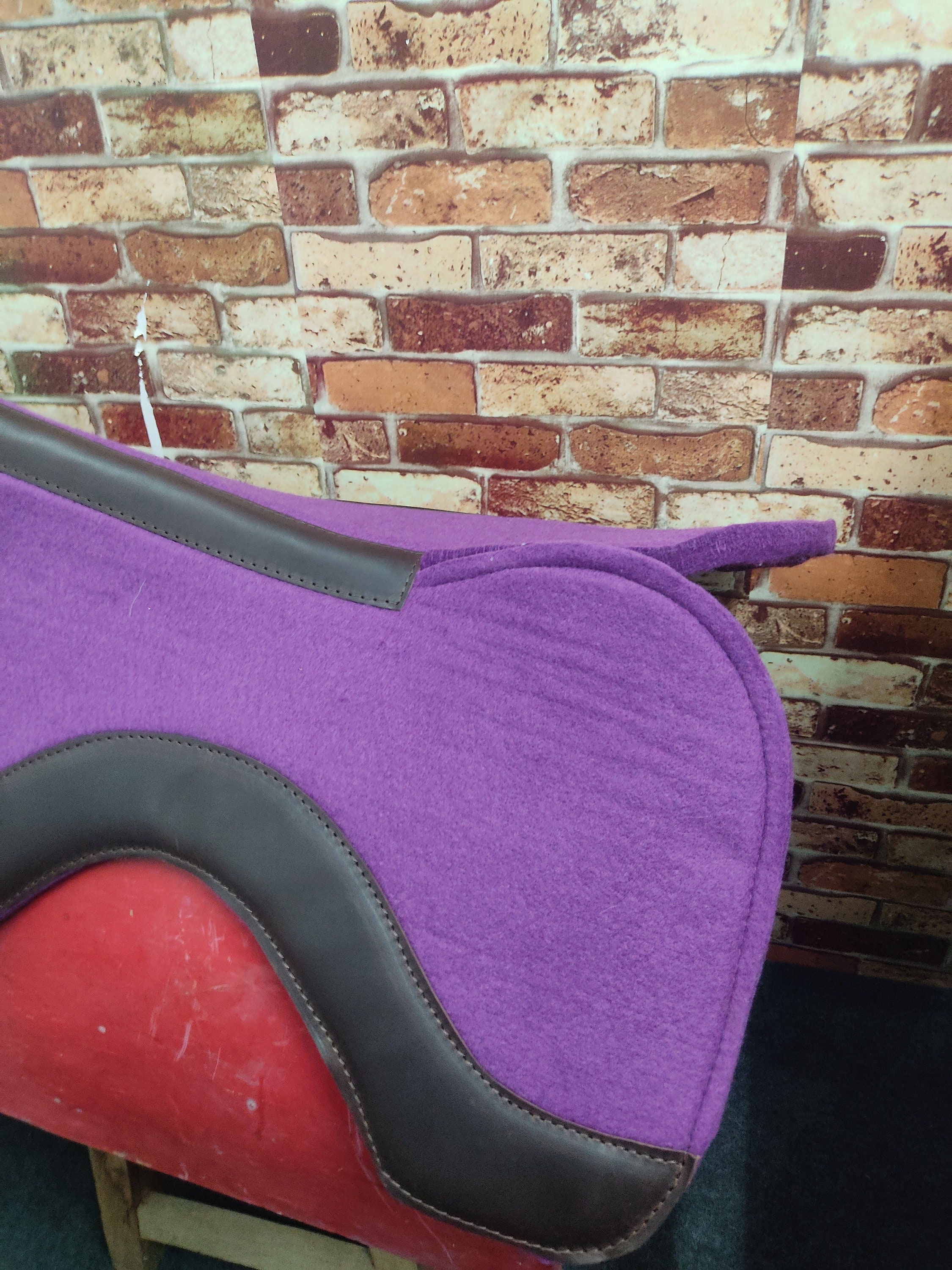 Couverture de selle violette la plus vendue Tapis de selle