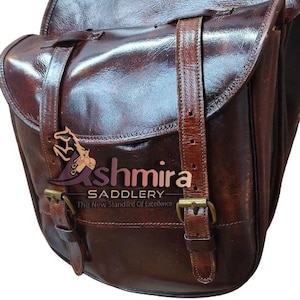 Leather Horse Saddle Bag Handmade Equestrian Free Shipping