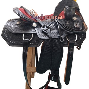 Western Horse Saddle Leather Seat, Equestrian Gear, Cowboy Western, Horse Riding Saddle With Tack Set Free Shipping