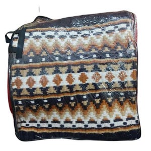 Woven New Zealand Wool Western Show Saddle Pad - Heavyweight Ranch Blanket