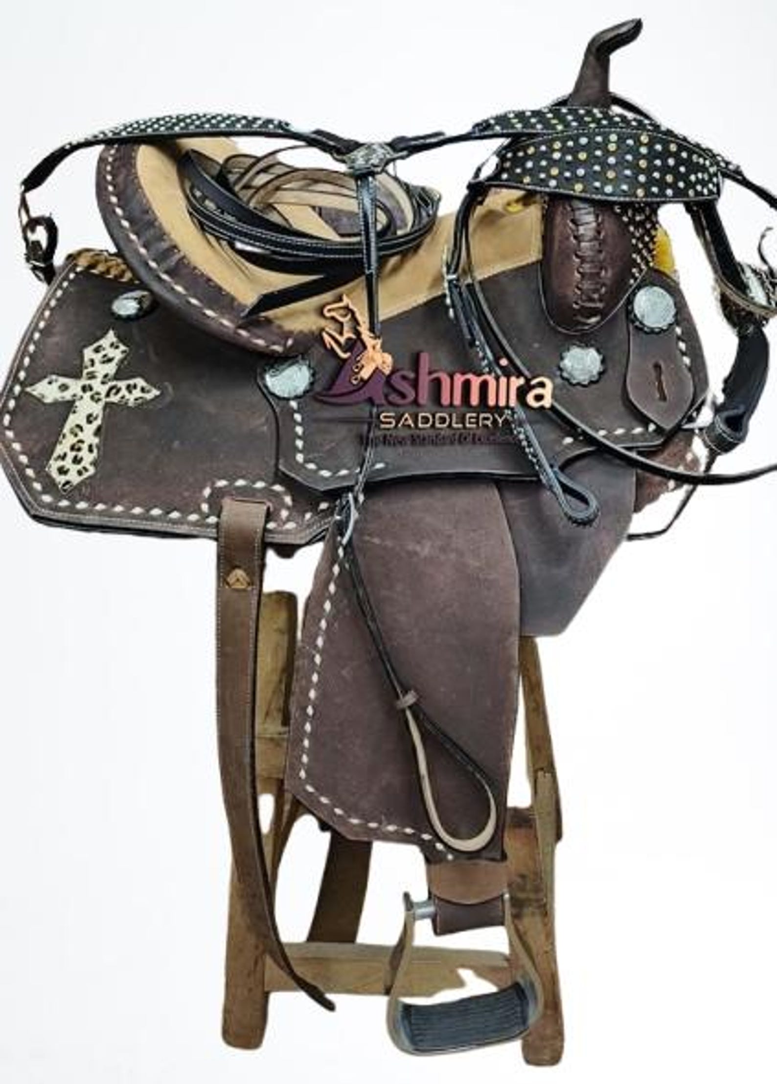 Left Handed Ropers Hand Tooled Leather Western Saddle: Trail, Roping, Barrel Racing - Etsy