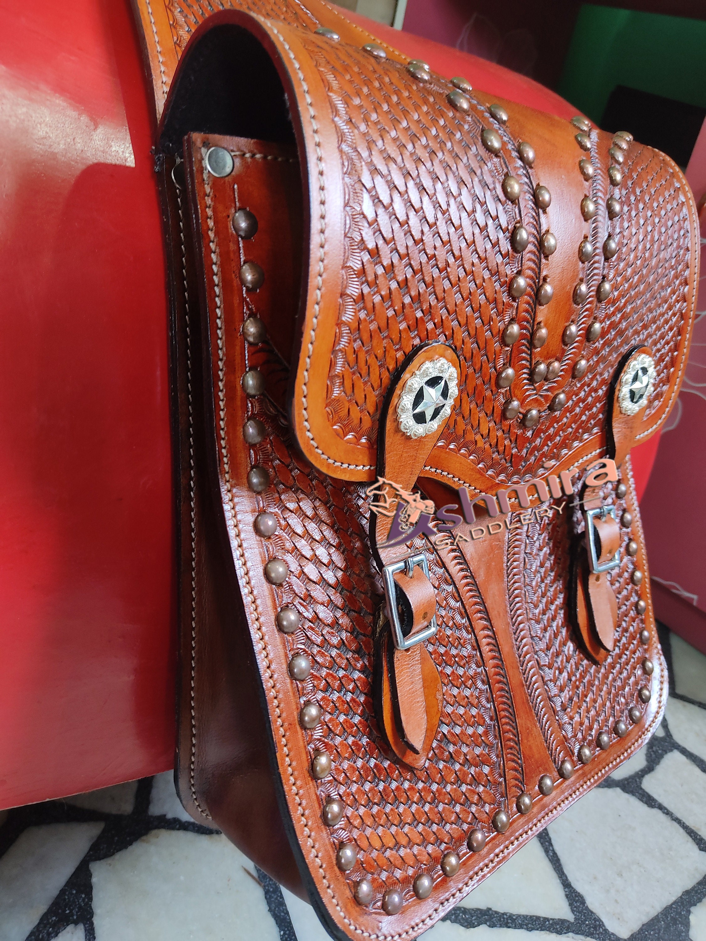 Sacoche de charpentier en cuir avec porte-marteau Brixo | Leroy Merlin