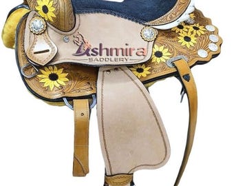 Garde-boue Cuir Garde-boue En Cuir Pour Selle Western 16 Pouces