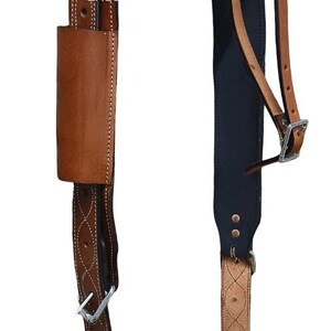 Western Saddle Wide Leather Back Cinch Free Shipping