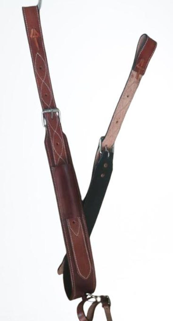 Cinch Arrière En Cuir Pour Selle Western - Panier Floral D Coratif Avec Sangles Et Boucles Fabrication 683851