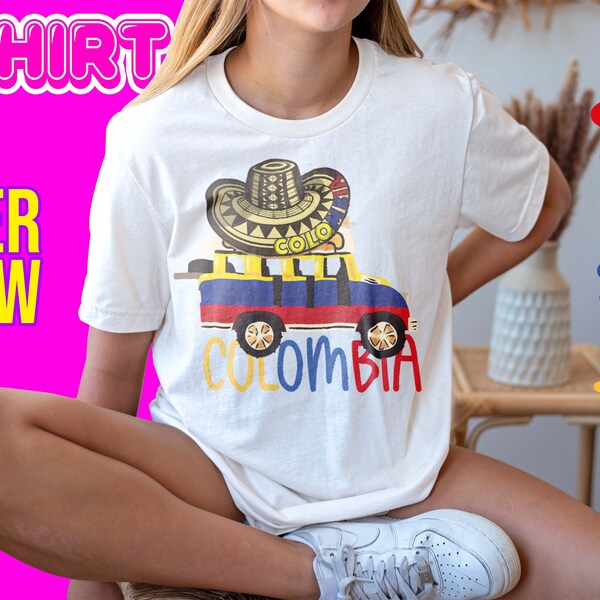 Colombian Tshirt/ Parcero/ Colombian T-shirt/ Colombian design/ Colombian design/ Colombia Png/ Colombian template/ Instat donwload