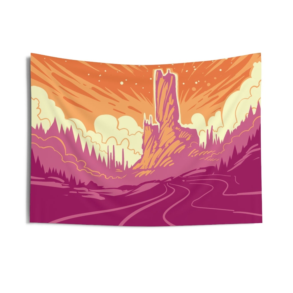 Lesbian Scape Discreet Pride Tapestry (Series 2)