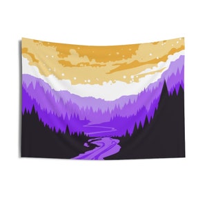 Enby Discreet Pride Tapestry (Series 1)