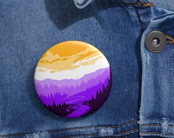 Enby Scape Discreet Pride Pin (Series 1)