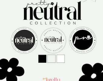 Diseño de logotipo moderno - Plantilla de logotipo editable de Canva - Diseño de logotipo personalizable de bricolaje - Diseño de logotipo retro - Logotipo bohemio para pequeñas empresas