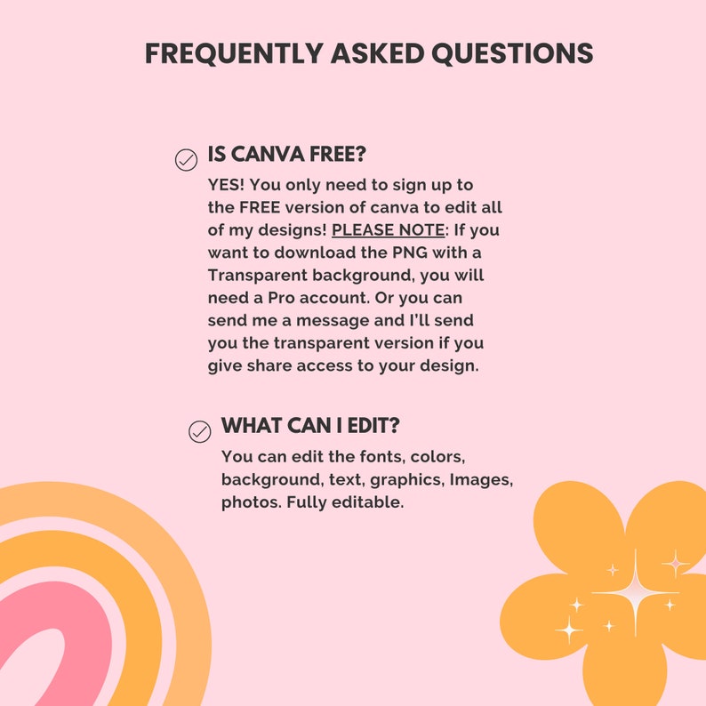 Retro Logo Design - Editable Canva Logo Template - DIY Pink Logo Set ...