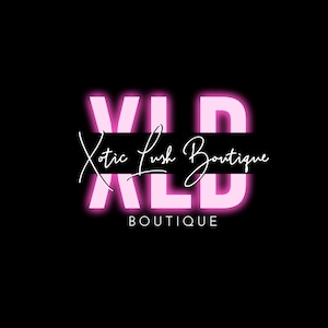 Boutique Logo Design, Beauty Logo Design, Boutique Logo, Pink Neon Logo, DIY Logo, Hair/Lash/Nails, Modern Logo, Beauty Branding