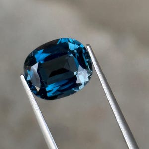 London Blue Topaz Loose Gemstone | Oval Cut Natural Topaz | December Birthstone | AAA Quality Faceted Stone | Jewelry Making Supply