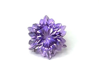 Natural Amethyst Snowflake Cut Top Quality Amethyst Amazing Cut And Polish Amethyst Weight: 8.00 Carat Snowflake Amethyst