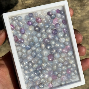 300Cts Lot Star sapphire, Srilanka star sapphire, Star Sapphire, White Star Sapphire Lot 1.00 Carat Average