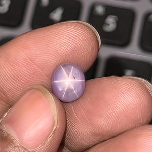 Natural Transparent Pink Star Sapphire | Loose Asterism Gemstone | Faceted Pink Sapphire for Jewelry Making