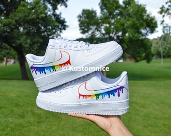 nike air force 1 rainbow drip