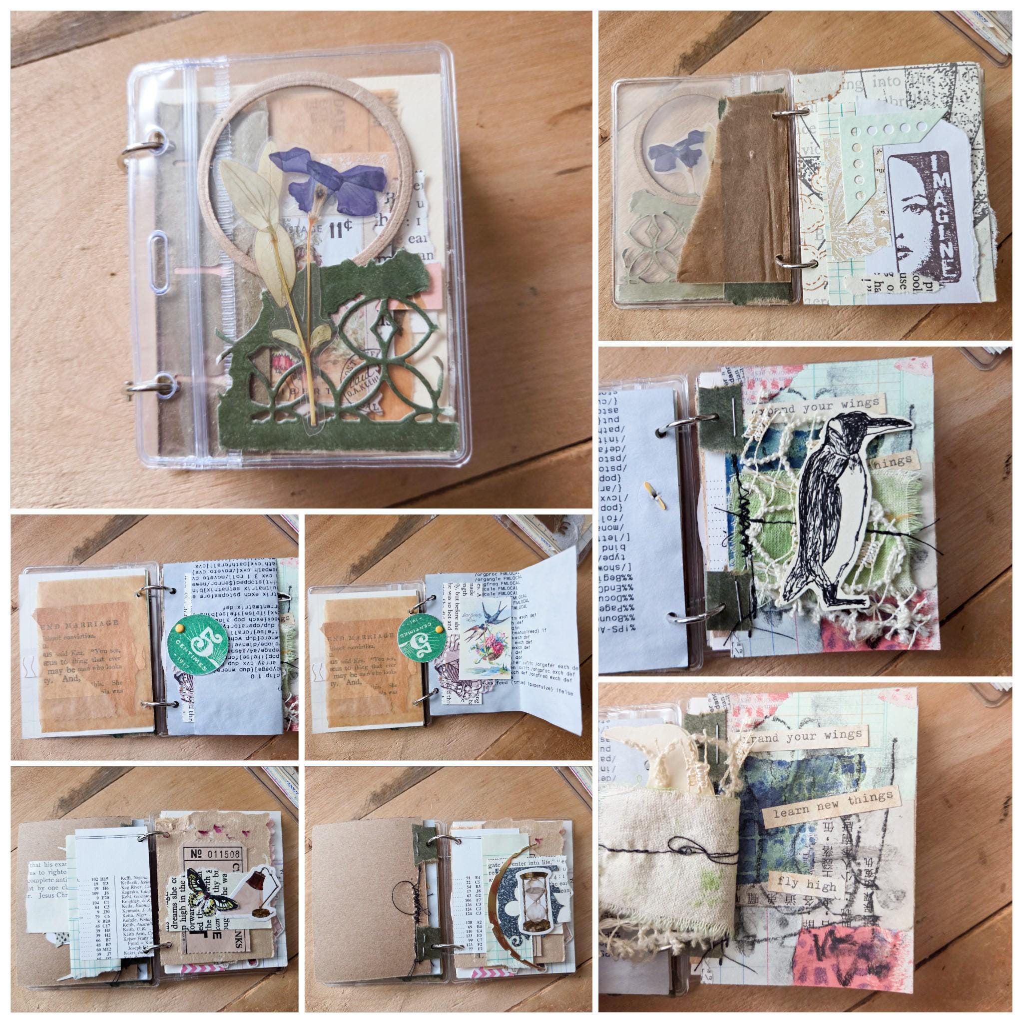 Mini Junk Journal/book Examples Mini Junk Journal - Etsy