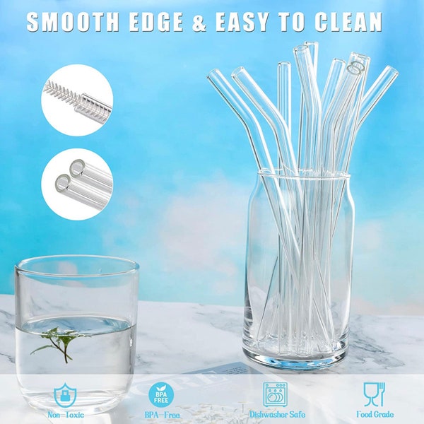 Glass Straws Etsy