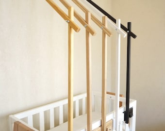 Wooden Baby Mobile Arm, DIY Crib Attachment, Nursery Decor