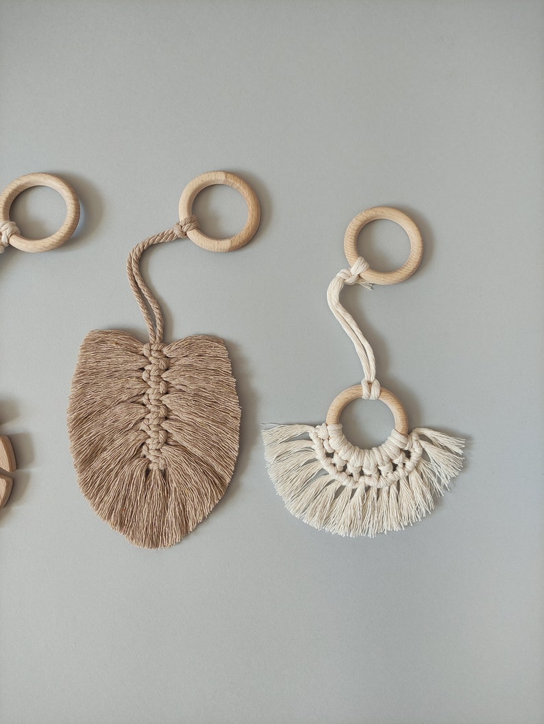 Macrame Baby Play Gym Toys Boho Play Gym Toys for Toddlers Etsy