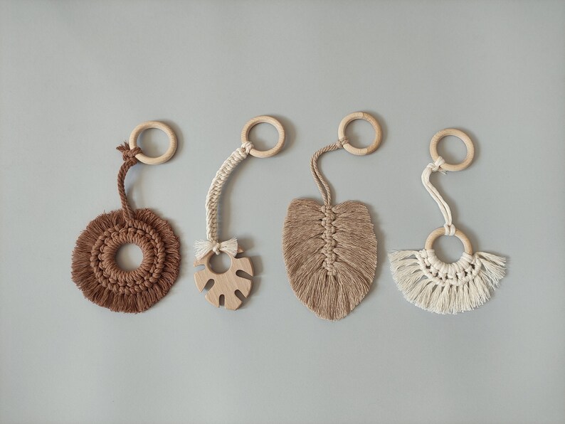 Macrame Baby Play Gym Toys Boho Play Gym Toys for Toddlers Etsy