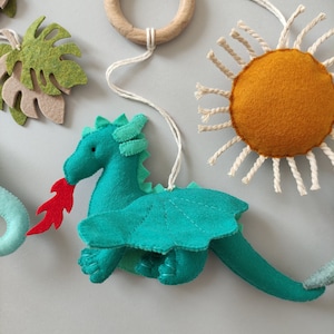 Baby Mobile For Floor Dinosaur Baby Play Gym Toys Baby Gym Hanging Animal Activity Gym Toy Safari Nursery Decor