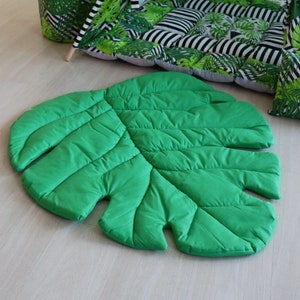 Baby Floor Mat Leaf Baby Play Pen Nursery Mat Play Mat For Baby And Kids Cotton Leaf Mat Baby Room Nursery
