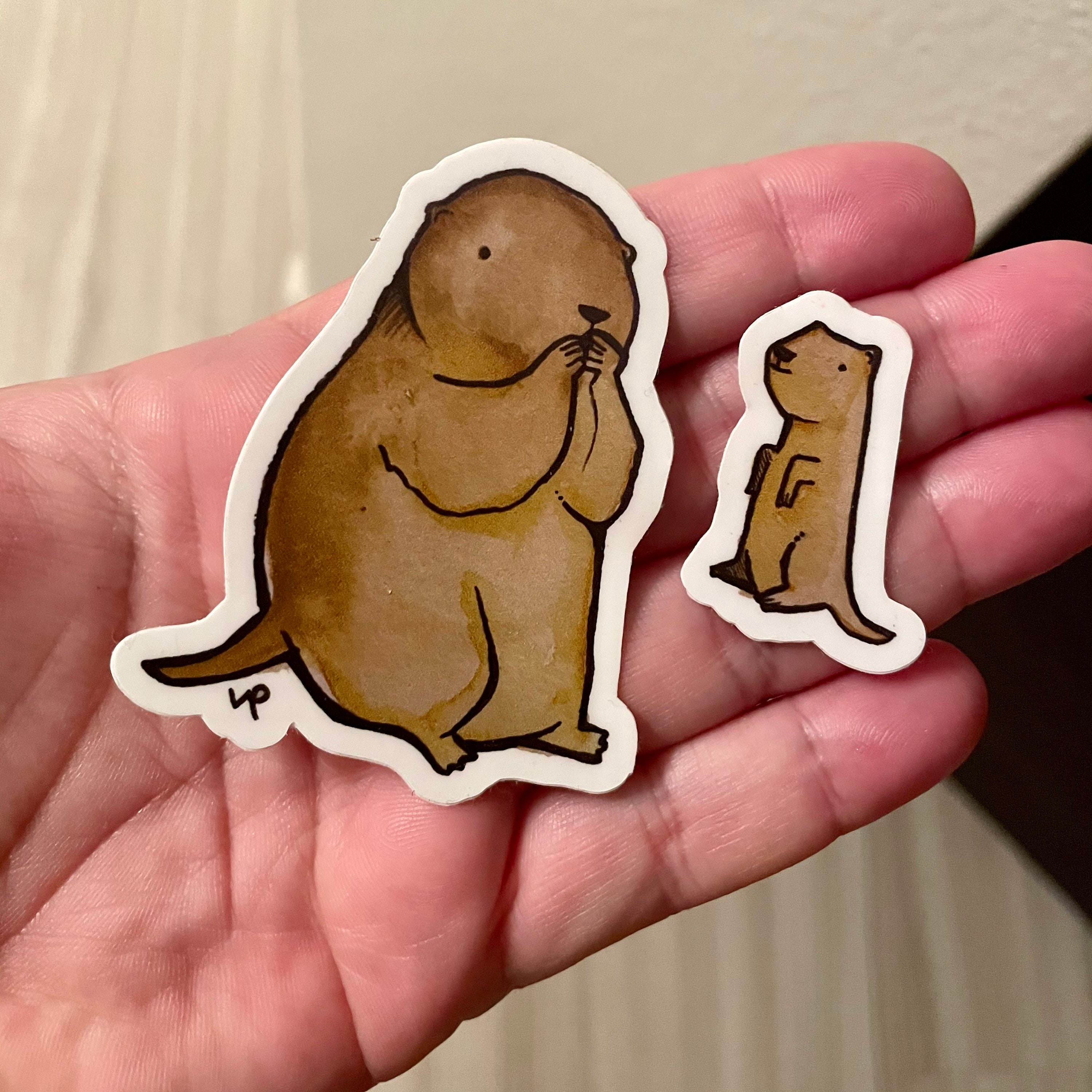 Prairie Dog Vinyl Stickers Mama Baby Sticker Art Prairie Etsy