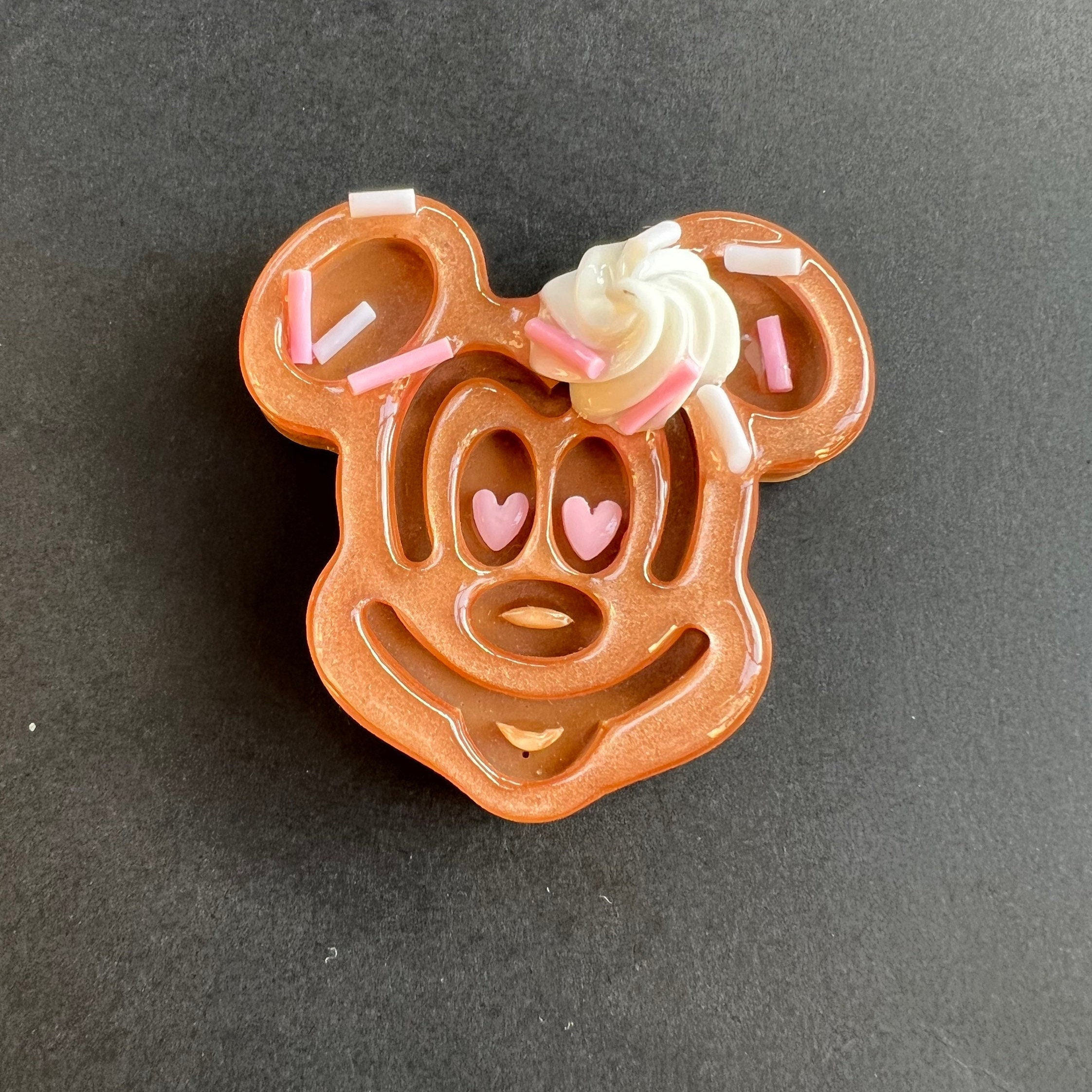 New Disney Mickey Mouse Ginger Bread Straw Topper Silicone Mold for Resin  Craft
