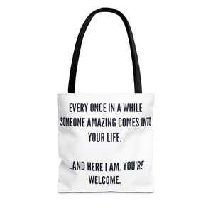 Inspirierend Zitat Einkaufstasche, Motivationsgeschenk, Lehrer-Tasche, Alltagstasche, umweltfreundliche Einkaufstasche, Geburtstagsgeschenk