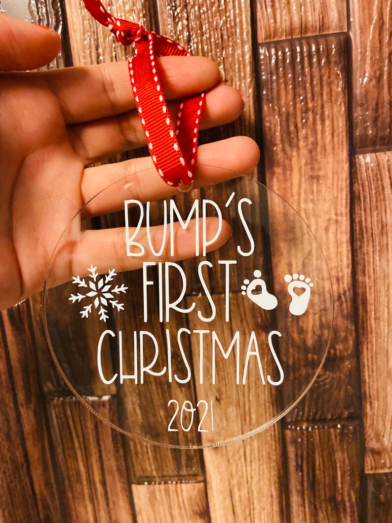 Baby Bumps First Ornament Pregnancy Gift Christmas Gift Etsy