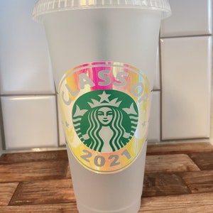 Personalized Class 2021 Starbucks Cold Cup, Graduation Tumblers, Graduation Gifts, Senior, College Grad, Gifts, Customize