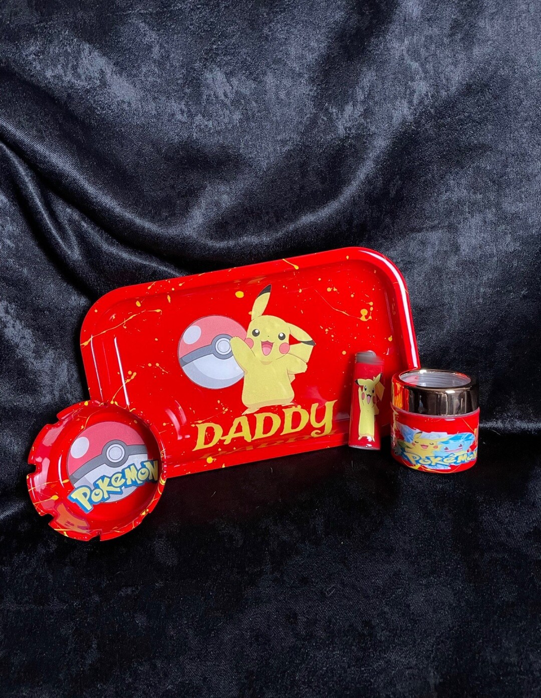 Anime Rolling Tray Set Custom Rolling Trays Perfect Stoner Etsy