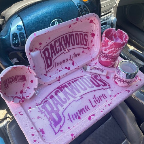 Rolling Tray Set Etsy