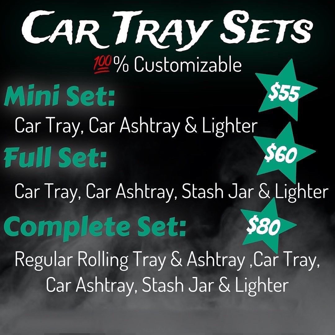 Custom Car Steering Wheel Rolling Tray Sets Etsy