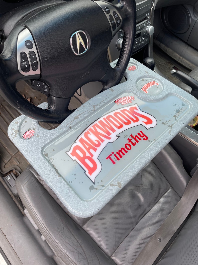 Backwoods Car Steering Wheel Rolling Tray Custom Car Wheel Etsy