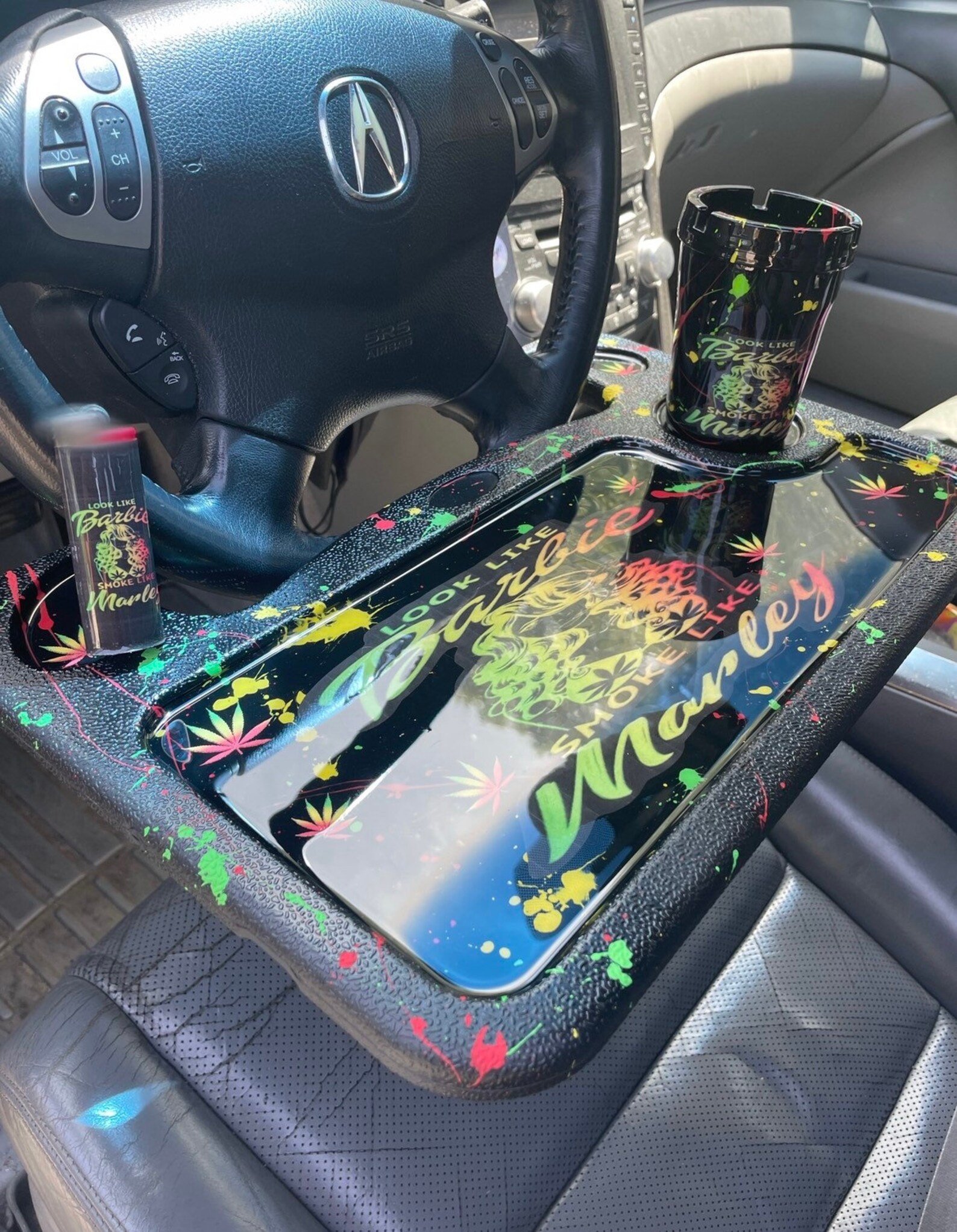 Custom Car Steering Wheel Rolling Tray Sets Etsy