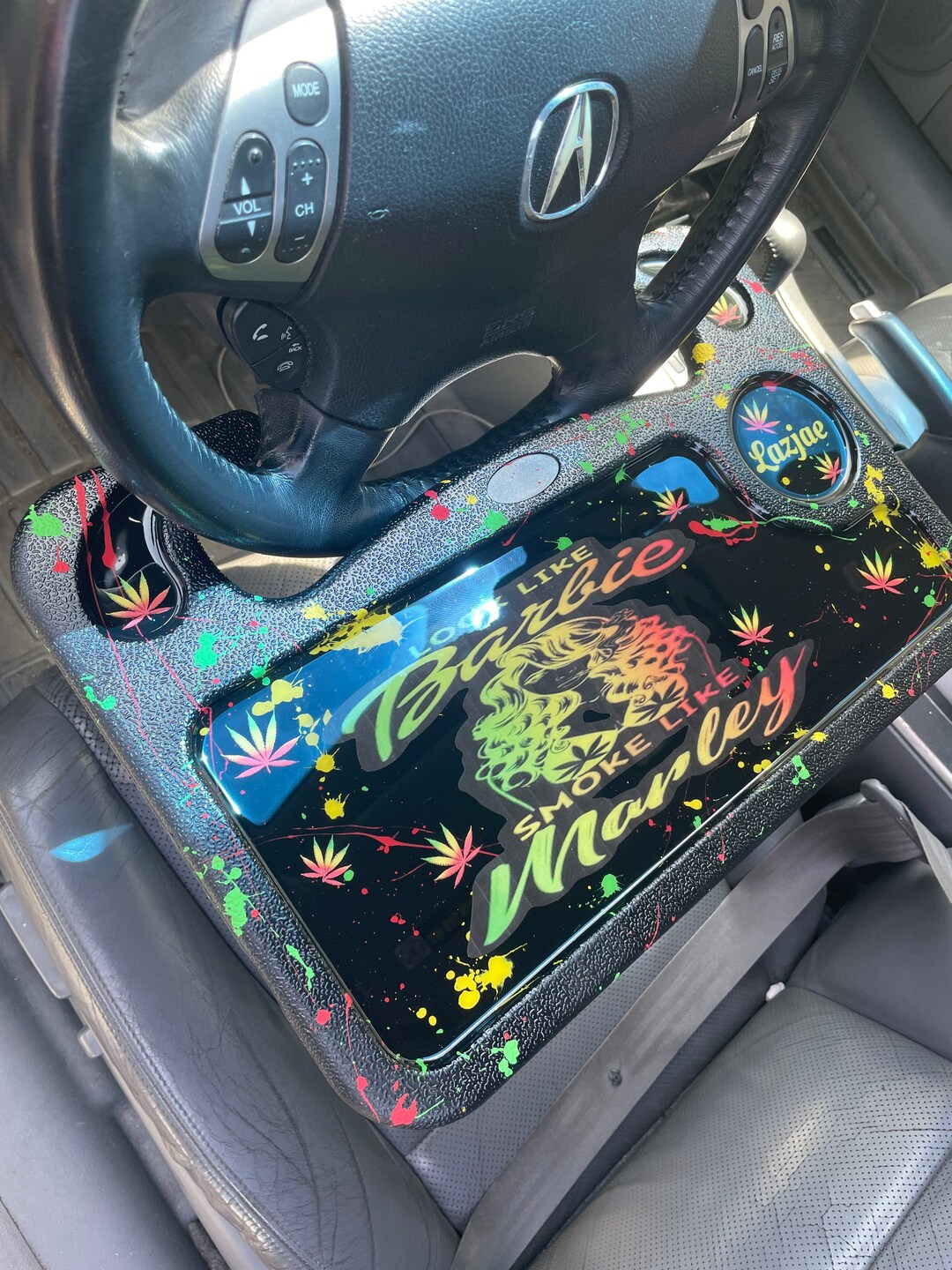 Custom Car Steering Wheel Rolling Tray Sets Etsy