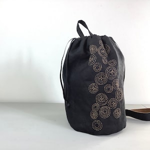 Motif de broderie Boho Sashiko bandoulière couture - motif de broderie Sashiko Constellation - adapté aux débutants - sac Taru LP058
